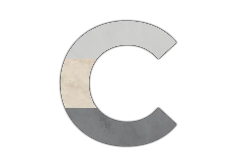 cement series lvt letter c